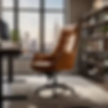 Comfort and Support in Home Office Chair Comfortable and supportive chair for a productive home office setup