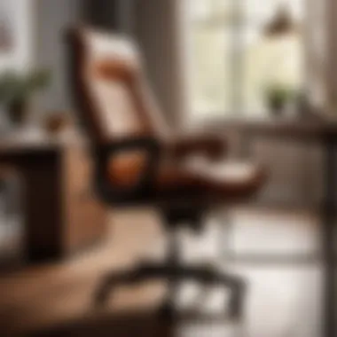 Sleek and Sophisticated Office Chair Sleek and stylish chair for a sophisticated home office environment