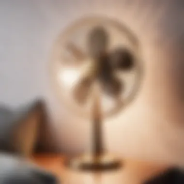 Sleek and Stylish Bedroom Fan