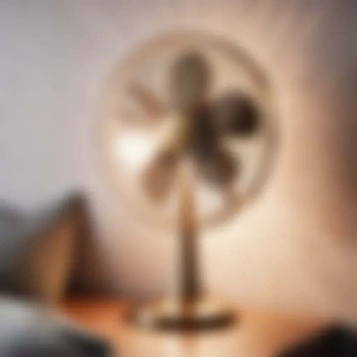 Sleek and Stylish Bedroom Fan