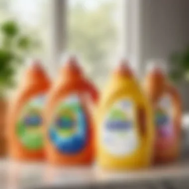 Comparing different eco-friendly laundry detergent brands