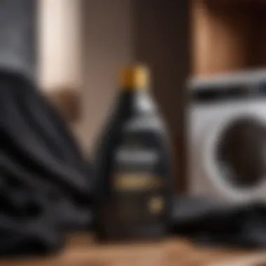 Effective Stain Removal for Black Clothes Removing stains from black clothes with effective laundry soap