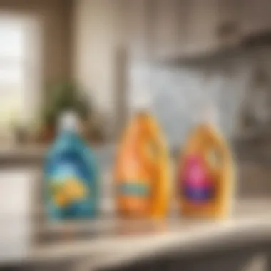 Brand Varieties Comparison Comparison of different laundry soap brands at Walmart
