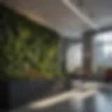 Greenery in Modern Office Space Greenery in Modern Office Space