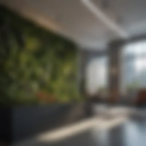 Greenery in Modern Office Space Greenery in Modern Office Space