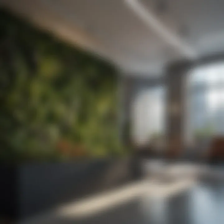 Greenery in Modern Office Space Greenery in Modern Office Space