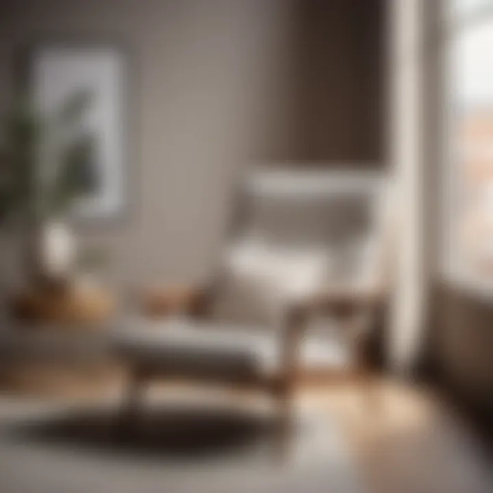 Minimalist Scandinavian Style Lounge Chair