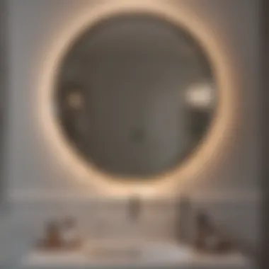 Round Bathroom Mirror Placement Tips