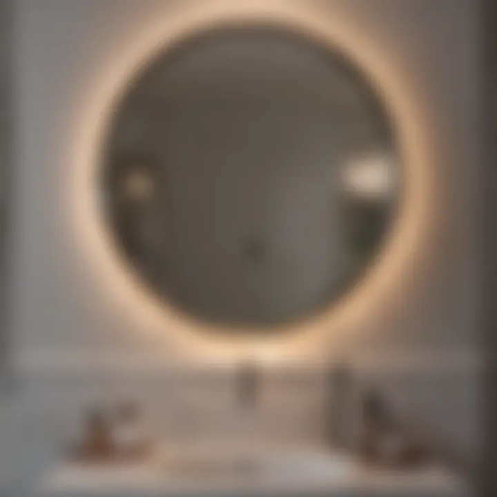 Round Bathroom Mirror Placement Tips