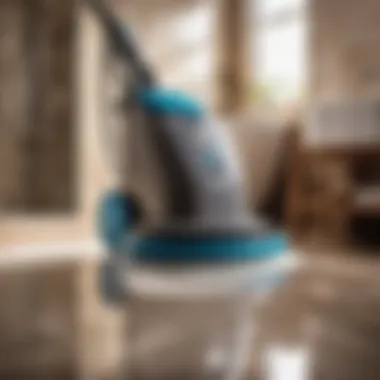 Tile Cleaning Machine in Action