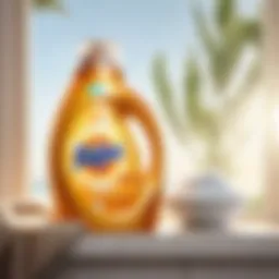 Natural ingredients in clean laundry detergent