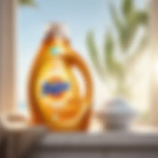 Natural ingredients in clean laundry detergent