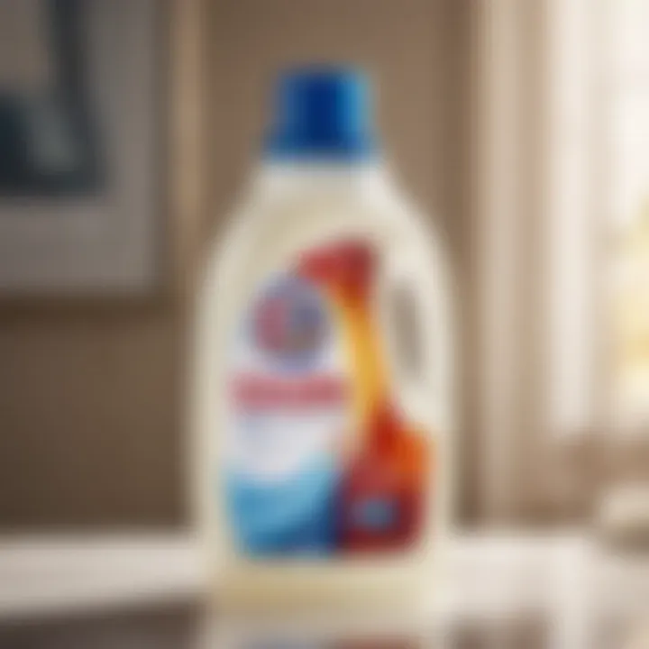 Effectiveness of clear laundry detergent on tough stains