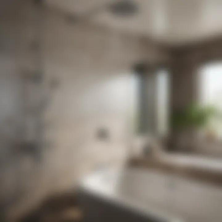 Contemporary Dual Showerheads for Spa Experience Contemporary dual showerheads for a spa experience in the comfort of home