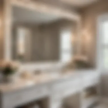 Elegant 60 Inch Bathroom Vanity Single Sink with Makeup Area