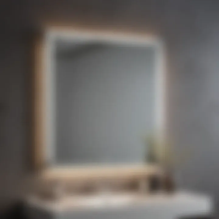 Functional Beauty: LED Mirror Sleek and functional LED bathroom mirror