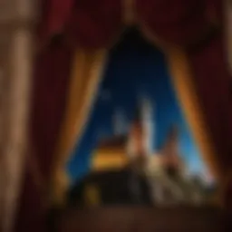 Magical Hogwarts Castle Curtain Design