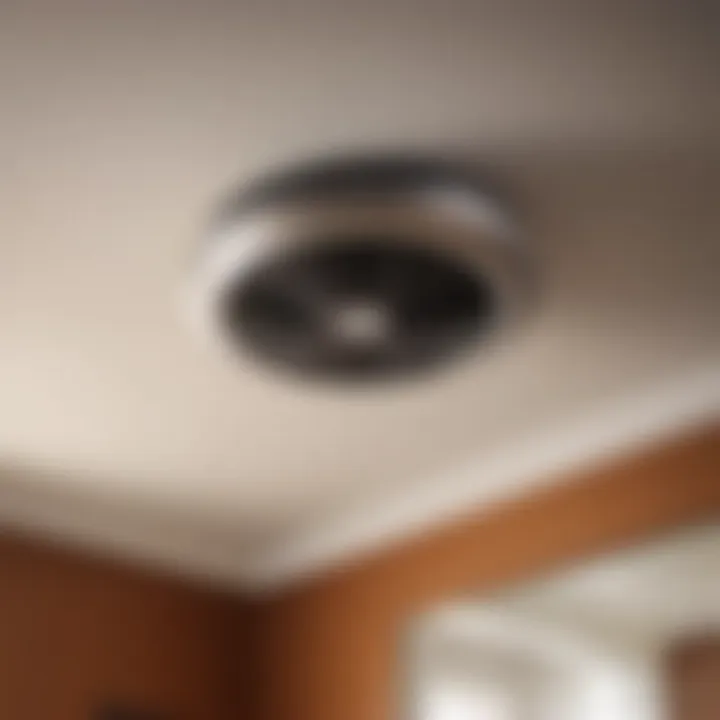 Sleek and stylish high-power exhaust fan for bathrooms