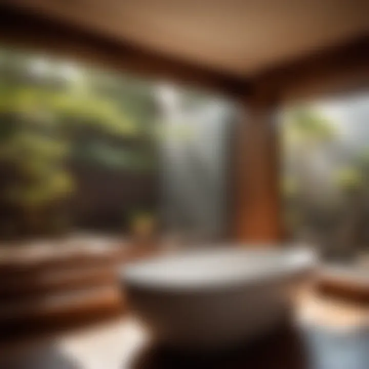 Japanese Soaking Style Home Spa Bathtub