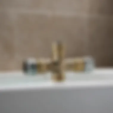 Precise Installation of Hose Connector Installation of Hose Connector on Bathtub Faucet