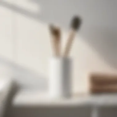 Minimalist Nordic-Inspired Bathroom Brush Holder Minimalist Nordic-Inspired Bathroom Brush Holder