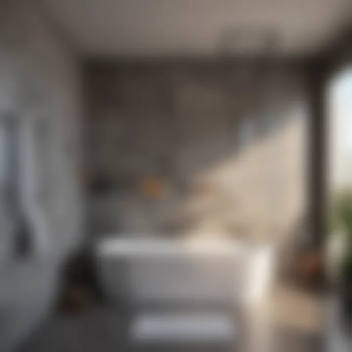 Innovative Space-Saving Two-Person Bathing Area Design Innovative space-saving design for a functional two-person bathing area