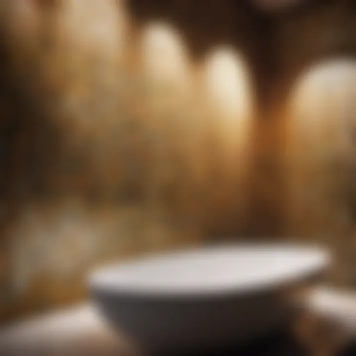 Exquisite Mosaic Tile Design Elegant mosaic tile pattern in a bathroom