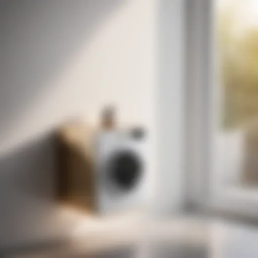 Elegant laundry powder holder in modern design