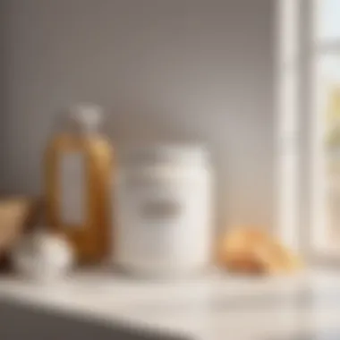 Minimalistic Laundry Powder Storage Solution Minimalist laundry powder storage solution
