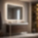 Sleek and Modern LED Lighted Vanity Modern LED Lighted Bathroom Vanity