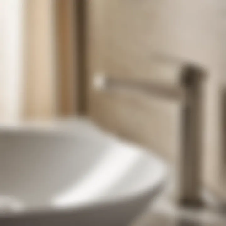 Minimalist Miseno Bathroom Faucet in Brushed Nickel