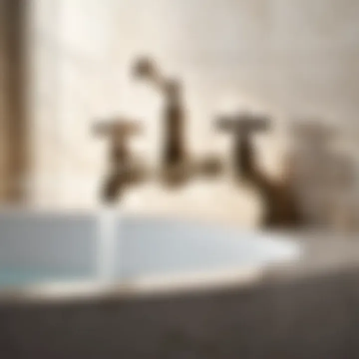 Vintage Miseno Bathroom Faucet with Cross Handles