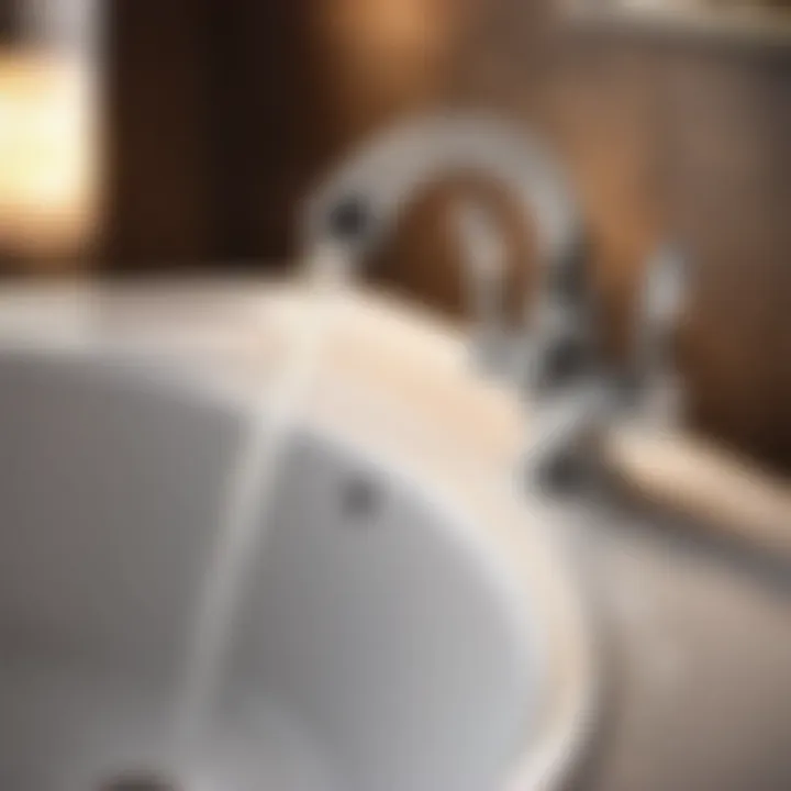 Luxurious Miseno Bathroom Faucet with Crystal Accents