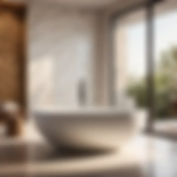 Natural Stone Freestanding Soaking Bathtub