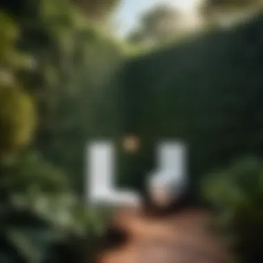 Sustainable Outdoor Toilet Surrounded by Lush Greenery Sustainable outdoor toilet surrounded by lush greenery