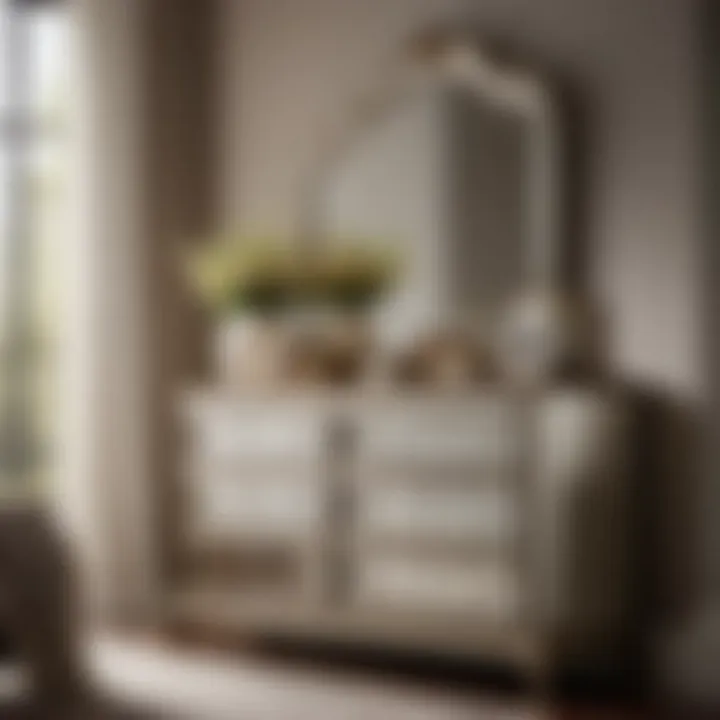 Chic Dresser and Mirror Combination