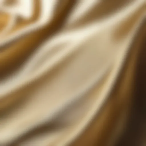Laundry detergent stain removal on silk fabric