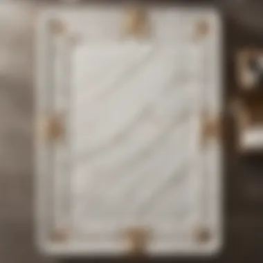 Luxurious Marble Design Bathmat Elegant Restoration Hardware Bathmat in Luxurious Marble Design