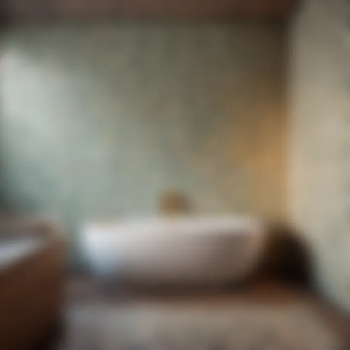 Stylish Tile Patterns in Small Bathroom