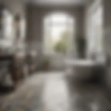 Chic Bathroom Tile Flooring