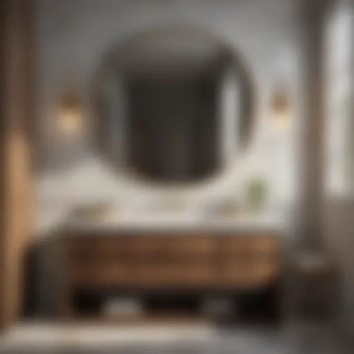 Elevate Your Space with a Luxurious Vanity Luxurious Bathroom Vanity with Marble Countertop