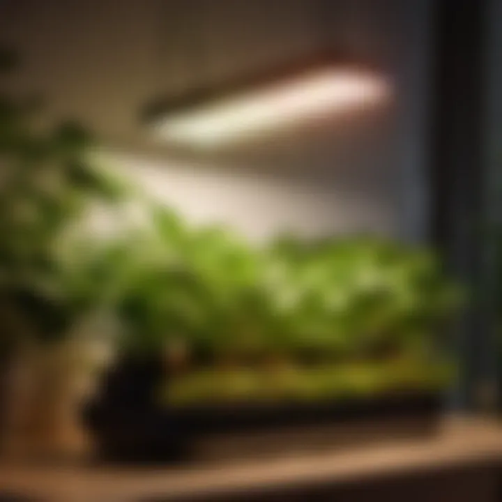 Smart technology LED grow light on Amazon