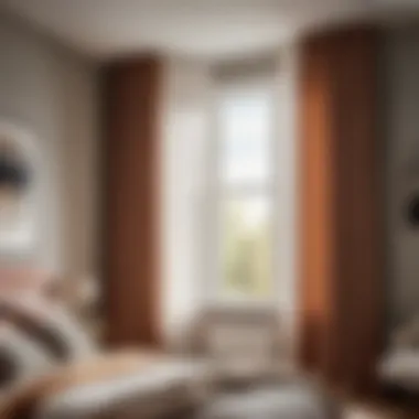 Acoustic Drapery Solution Soundproof curtains hanging in a bedroom window