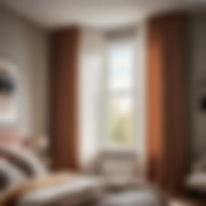 Acoustic Drapery Solution Soundproof curtains hanging in a bedroom window