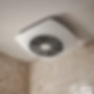 Step-by-Step Installation Guide for Quiet Extractor Fan Installation process of an ultra-quiet bathroom extractor fan