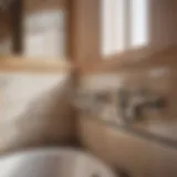 Illustration showing proper bathroom plumbing venting