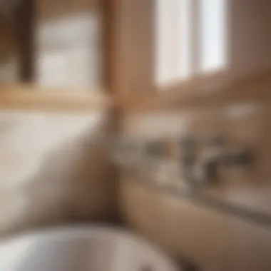 Illustration showing proper bathroom plumbing venting