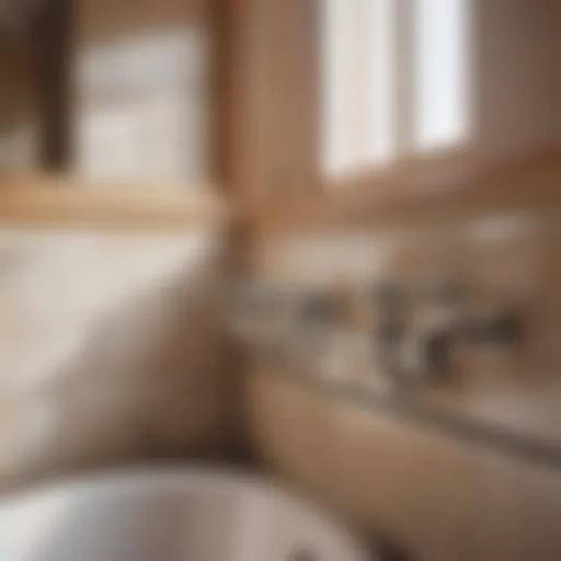 Illustration showing proper bathroom plumbing venting