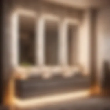 Elegant Illumination in Bathroom