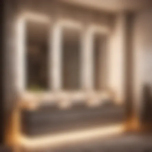 Elegant Illumination in Bathroom